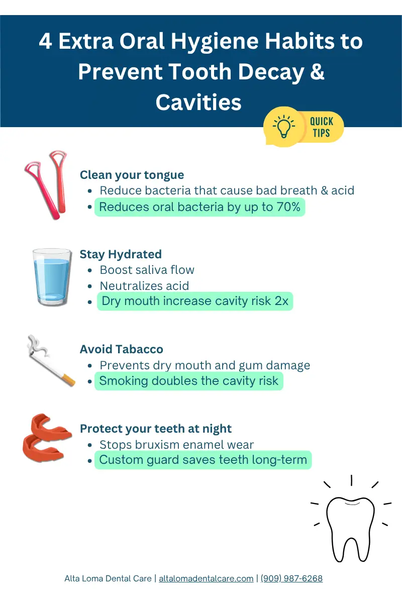 Tips to Prevent tooth decay and cavities