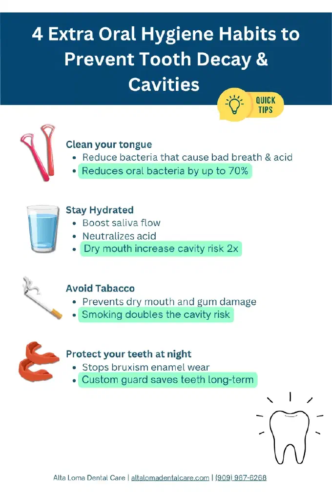 Tips to Prevent tooth decay and cavities