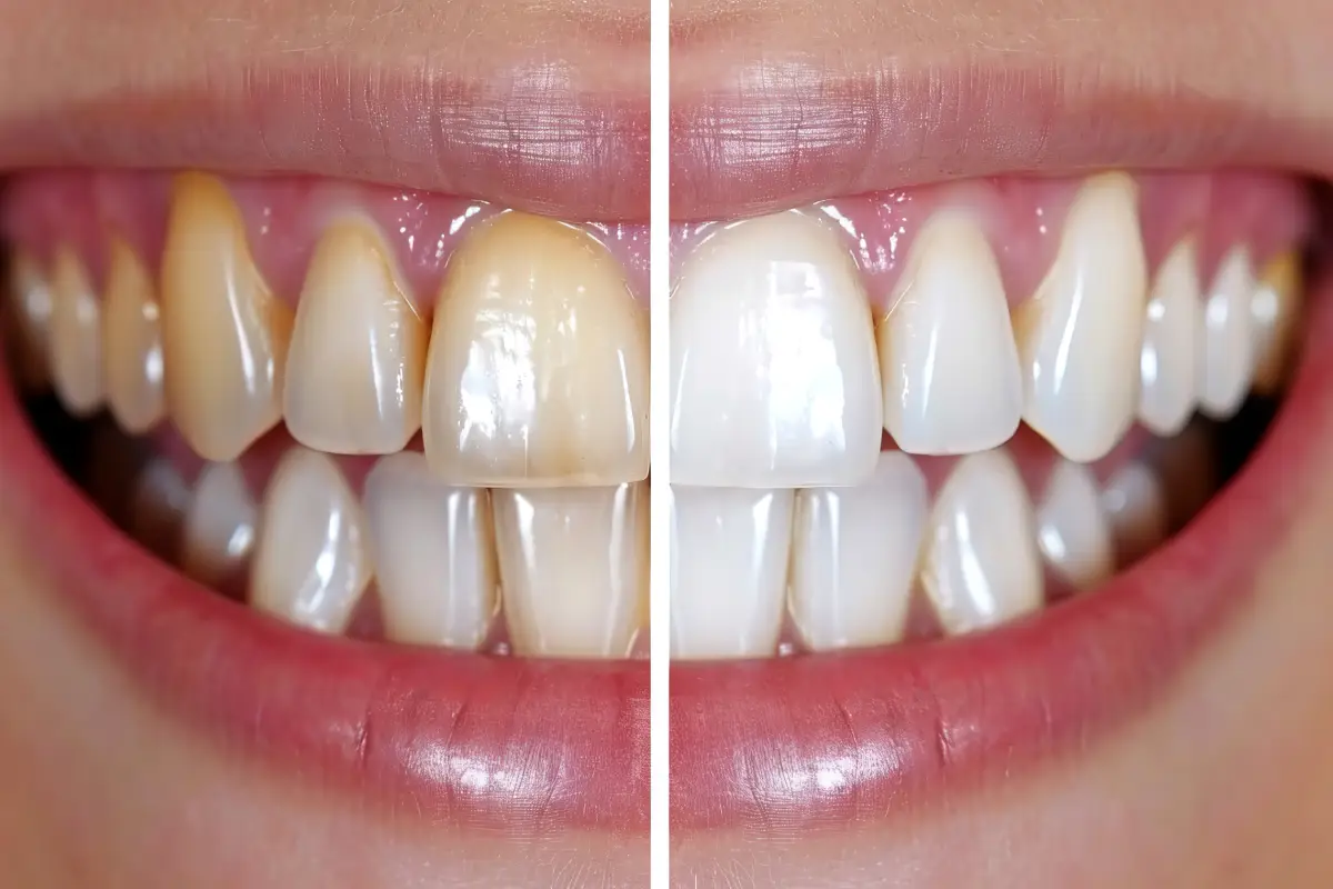 Flouride Treatment before and after